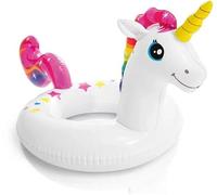 Toddler Animal Swim Ring Inflatable Pool Float for Kids Age 3-6 - Unicorn Peacock Dinosaur Designs - Children’s Swimming Ring Water Float Toy for Pool Beach Garden Summer Water Play (Unicorn)
