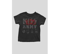 Toddler Army Band Logo Tee Kiss Black 2-3 Years