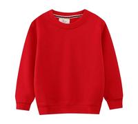Toddler Baby Boys Girls Long Sleeve Solid Shirt Tops Kids Fall Winter Clothes Pack T Shirts Kids Toddler Boys 4t T Shirts Large T Red