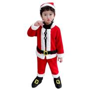 Toddler Baby Christmas Costumes, Long Sleeve Elf Costume My First Christmas Outfit Elf Clothes 1St Baby Outfits Warm Santa Outfit Clothes Sets Boys Fleece Girls Jumpsuit