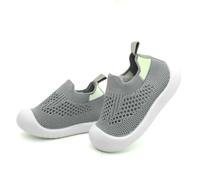 Toddler Baby First Walking Shoes Non-Skid Infant Sneakers Breathable Knitted Mesh Boy & Girls Tennis Shoes Slip-on Soft Sole Indoor Floor Slippers
