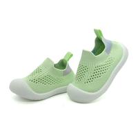 Toddler Baby First Walking Shoes Non-Skid Infant Sneakers Breathable Knitted Mesh Boy & Girls Tennis Shoes Slip-on Soft Sole Indoor Floor Slippers