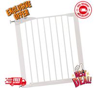 Munchkin Maxi-Secure Pressure Fit Safety Gate, 76 - 82 cm, White