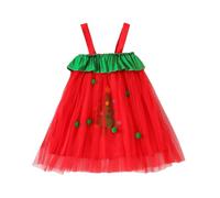 Toddler Baby Girl Christmas Dress,Toddler Classic Plaid Red Green Xmas Dresses For Girls Plus Size My First Outfit Costume Cloths 6-12 Months Costumes Newborn (Red#A,4-5 Years)