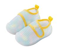 Toddler Baby Little Kid Girl Sandals Flower Wedding Party Shoes for Big Gladiator Cross-Tied Zipper Casual Flat Sandals Dinosaur Slippers Kids Shoe Laces Slides Summer (Yellow,8)