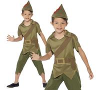 Toddler Baby Robin Hood Costume Boys Medieval Fancy Dress Kids Book Day Outfit