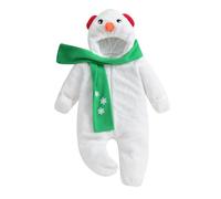 Toddler Baby Unisex Animal Costume Infant Baby Unisex Christmas Green Monster Jumpsuit Christmas Rompers for Baby Girls and Boys (White, 18-24 Months)
