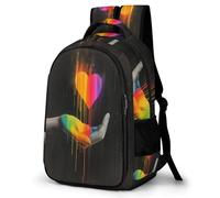 Toddler Backpack Boys Girls, Personalized Kids Children Backpack Creative Love Kindergarten Bookbag Nursery Schoolbag Travel Bag for Preschool