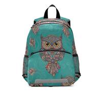 Toddler Backpack for Boys Girls, Mandala Owl Mini Little Kid's Backpacks Preschool Backpacks 3-6 Years, Medium