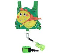 Toddler Backpack Leash Cute Dinosaur Secure Toddler Harness with Leash & Wrist Link & Safety Lock Adjustable Breathable for Boys Girls Outdoor - Backpack