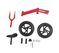 Toddler Balance 12inch High Carbon Steel Seat Height Adjustable with 2 Foam Rubber Wheels Kids Walker Bike for Sports