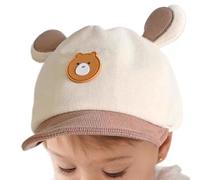 Toddler Baseball Hat | Baby Toddler Hat Sun Protection,Sun Protection Adjustable Headwear for 6-Month to 3-Year Boys Girls Sons Daughters Light Coffee