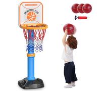Toddler Basketball Hoop,Basketball Arcade Game Set,Adjustable Height with 4 Balls and Air Pump, Indoor&Outdoor Sport Toys for Backyard Games Outside Swimming Pool,Gifts for Toddler (SP-02)