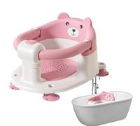 Toddler Bath Chair 41x32x24cm Shower Seat for Toddler Multifunctional Baby Bath Support Seat Swivel Chair Kids for Shower Provides All-Round Protection for Your Child During Time