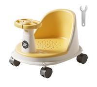 Toddler Bath Seat Shower Stool Water Resistant Multifunctional Chair for Baby 6+ Months Compact Design Nonslip Toddler Bath Seat
