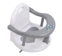 Toddler Bath Seat, Toddler Bath Seat Anti-Topping Height Adjustable, 4 Suction Cups for Shower (Grey)