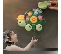Toddler Bath Toys for Kids Ages 1-3,Turtle Baby Bathtub Toys for 1 2 3 Year Old Boys Girls Wall Water Bath Tub Toy for 12 18 Months Infant with Cups,Christmas Birthday Gifts