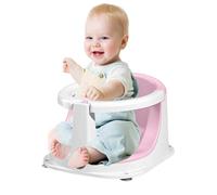 Toddler Bathtub Seat, Foldable Bath Support Chair, Padded Full Body Cushion with Temperature Sensor, Ideal for 3 Year Old Girls Boys, Baby Bath Time and Preschool Use