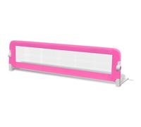 Vidaxl Toddler Safety Bed Rail 150 X 42 Cm Pink, Pink