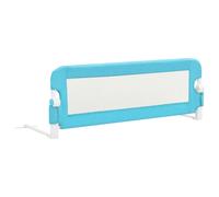 vidaXL Toddler Safety Bed Rail Blue 120x42cm Polyester Kids Nursery Rails