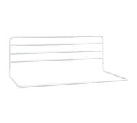Toddler Bed Rail White (76-137)x55 cm Iron Baby Cot Protection vidaXL