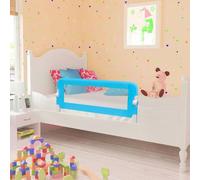 Toddler Bed Safety Gate, Pack of 2, Blue, 102 x 42 cm, Foldable, Extendable with Breathable Net for Cot, Family Bed, Box Spring Bed, Travel Bed, Parent's Bed