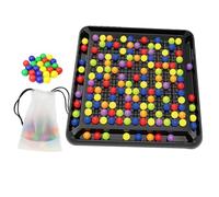 Toddler Board Games, Rainbow Ball Strategy Board Games, Chessboard Learning Toys with 168 Rainbow Ball, Creative Tabletop Family Party for Adults & Children|