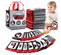 Toddler Books - Soft Fabric Learning Book, Interactive Cloth Bath Toy | Multi Functions Alphabet Animal Book For Kids, Early Cognitive Card, Baby Educational Toy, Portable Boys & Girls