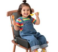 Toddler Booster Seat for Dining Table - 2Pcs Thicken Pillow Seat Soft Corduroy Chair Pad Backrest Cushion PU Waterproof Easy Cleaning Booster Seat with Non-Slip Bottom & Adjustable Safety Belts