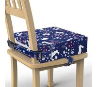 Toddler Booster Seat for Dining Table, PU Washable Double Safe Straps Non-Slip Bottom Booster Seat Dining Toddler, Portable Travel Increasing Cushion (Light Green)