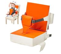 Toddler Booster Seat - Kids Dining Chair Booster Cushion, Adjustable High Chair Insert | Washable High Density Foam Booster Seat with Non Slip Base and Secure Straps, Chair Elevation Seat for Travel