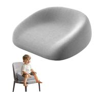 Toddler Booster Seat Square Dismountable with Adjustable Safety Belts Non-Slip Reusable Children for Home, Restaurants, Theaters, Grey