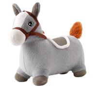 Toddler Bouncy Horse Adorable Balanced Inflatable Plush Ride on Pony | Soft to Touch Surface, Odorless Material, Load Bearing, for Toddlers, Indoor Outdoor Play