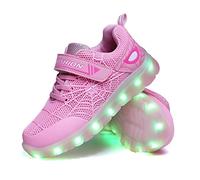 Toddler Boy Shoes - Kids Boys Girls Breathable LED Light Up Flashing Sneakers for Children Shoes