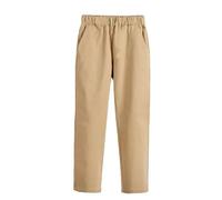 Toddler Boys Back to School Clothes Boys Pull on Stretch Skinny Chino Pants Dress Pants School Performance Pants Spring and Fall Suit Pants (Khaki, 3-4 Years)