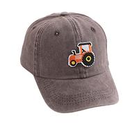 Toddler Boys Baseball Cap artoon Excavator Tractors Cute Giraffe Adjustable Kids Sun rotection Cap Mesh Breathable Wide Brim Sport Beach Outdoor Holiday Travel (C-Dark Gray, One Size)