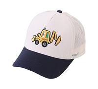 Toddler Boys Baseball Cap artoon Excavator Tractors Cute Giraffe Adjustable Kids Sun rotection Cap Mesh Breathable Wide Brim Sport Beach Outdoor Holiday Travel (A-Khaki, One Size)