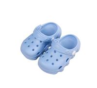 Toddler Boys Breathable Slip-On Sandals Cozy Lightweight Summer Fall Beach Shoes, Dotted Design Indoor Outdoor Casual Comfort, Quick-Dry Travel Easy Wear Play Water-Friendly #D Blue