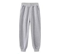 Toddler Boys Girls Baggy Sweatpants Drawstin Baby Straight Wide Leg Elastic Waist Casual Pants Solid Athletic Trousers (Grey, 11-12 Years)