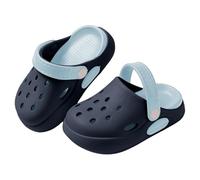 Toddler Boys Girls Sandals Athletic Summer Shoes To Big Kids Low Heel Dress Pump Ankle Strap Bow Flower Sandals Bunny Slippers Baby 12-18 Months Jelly With Strappy For Little (Navy,7.5)
