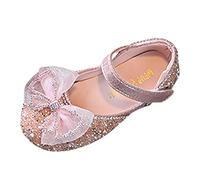 Toddler Boys Girls Sandals Easy Fasten Summer Beach Jelly Shoes Princess Open Toe Sandal With Adjustable Strap House Slippers Swim Sandals Size 12 For Party Halloween Cosplay (Pink,12)