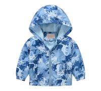 Toddler Boys Jackets Zip Up Windproof Thin Windbreaker Baby Hooded Jackets Long Sleeve Coat Sunscreen Anti-Fog Raincoat Clothes for Kids Spring Autumn Clothes