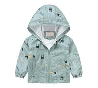 Toddler Boys Jackets Zip Up Windproof Thin Windbreaker Baby Hooded Jackets Long Sleeve Coat Sunscreen Anti-Fog Raincoat Clothes for Kids Spring Autumn Clothes