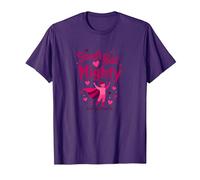 Toddler Breast Cancer Small But Mighty Pink Supporter T-Shirt, Men, Purple, 3XL