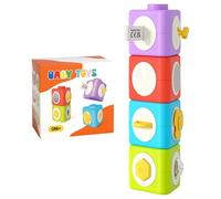 Toddler Busy Board Stackable Montessori Busy Cube Learning Sensory Toys for Toddlers