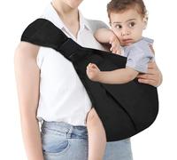 Toddler Carrier with Adjustable Sling (135-161cm) Cotton Baby Sling Carrier for Newborn to 36 Months 20kg Ergonomic Backpack with Wide Shoulder Straps & Climbing-Grade Buckles