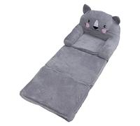 Toddler Chair, Cartoon Style Foldable Portable Wide Handle Multi Purpose Baby Sofa for Playing (3 Layers)