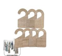 Toddler Closet Dividers, Clothes Organizer Baby Closet Dividers Hangers - Hanger Organizers Wardrobe Portable Decorations Nursery Label for Kids Boys Girls