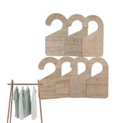 Toddler Clothing Dividers - Clothes Organizer Baby Closet Dividers Hangers,Adorable Nursery Label Hanger Portable Wardrobe Decorations for Kids Boys Girls