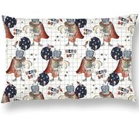 Cotton Pillowcase for Kids - 40x60 /33x45cm, Soft, and Easy to Clean - Charming Designs -Ideal for Comfortable and Restful Sleep. Duvet Bedding, Toddler, Girls, Boys - Single Cover Case